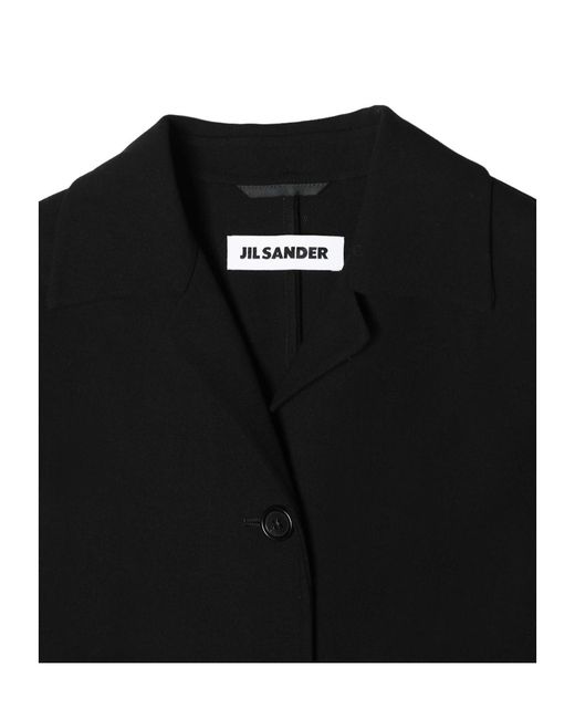Jil Sander Black Long-Sleeved Coat