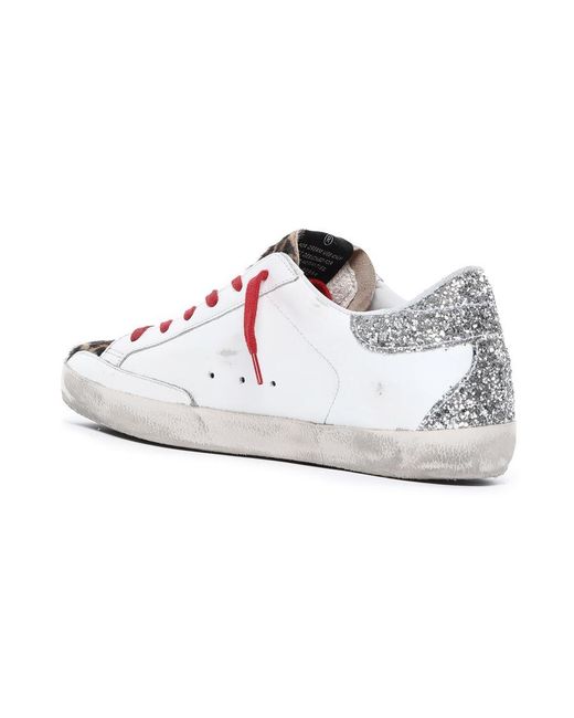 Golden Goose Deluxe Brand Multicolor Superstar Leopard-Print Sneakers