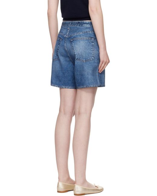 Rag & Bone Blue Miramar Kaia Shorts