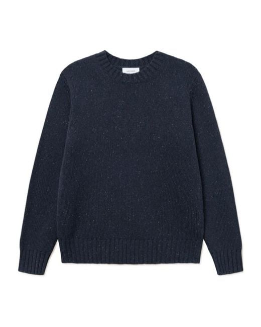 Les Deux Blue Long-Sleeved Wool Sweater for men