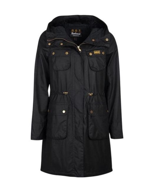 McQueen Black Monza Wax Jacket