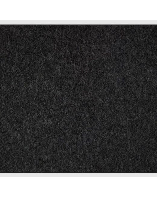 Gucci Black Rear Slit Midi Skirt