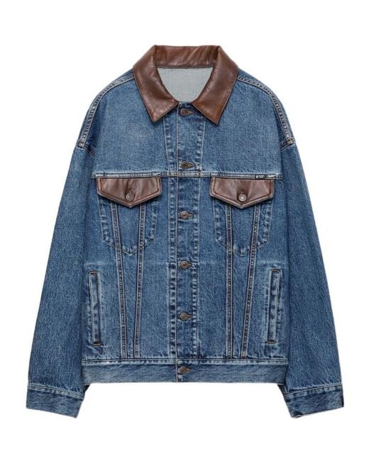Prada Blue Denim Jacket for men