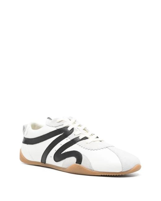 Giuseppe Zanotti White Gz-Top Logo-Detail Sneakers