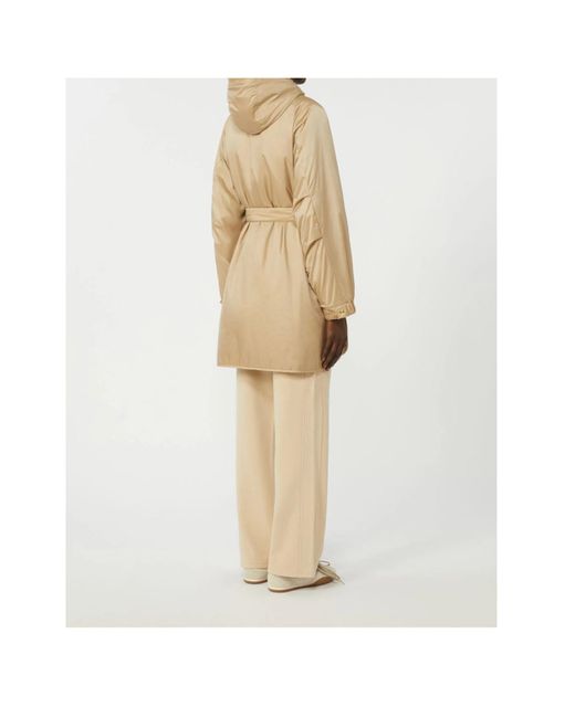 Weekend by Maxmara Natural Reversible Hooded Coat