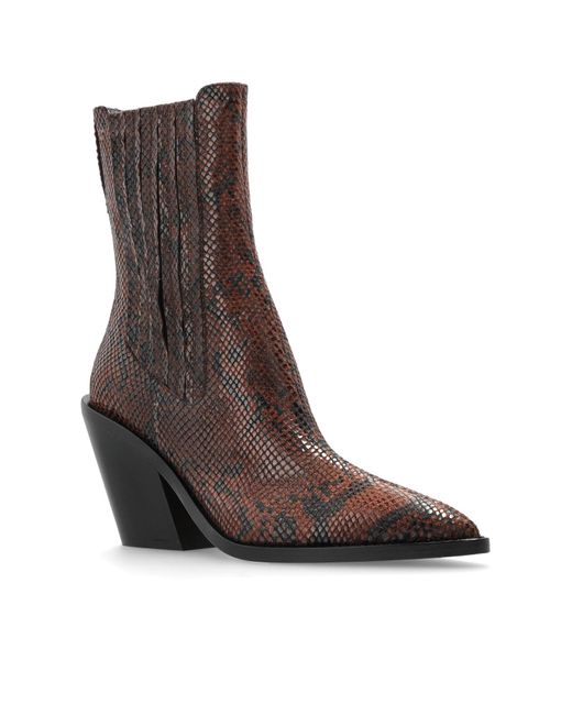 IRO Brown 100Mm Mazola Boots