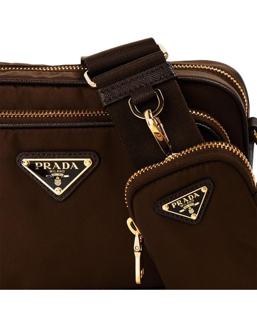 Prada Brown Dark Nylon Bag