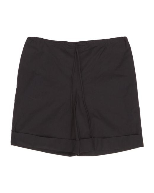 The Row Black Emiliano Shorts