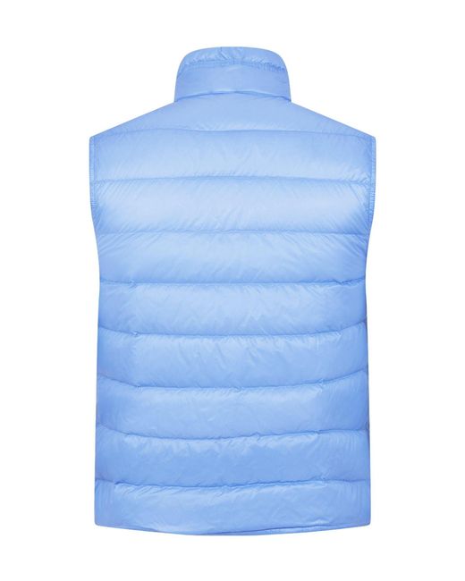 Moncler Blue Lightweight Warm Vest for men