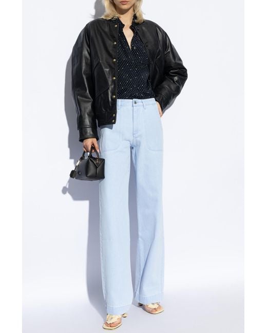 A.P.C. Blue Seaside Straight-Leg Jeans
