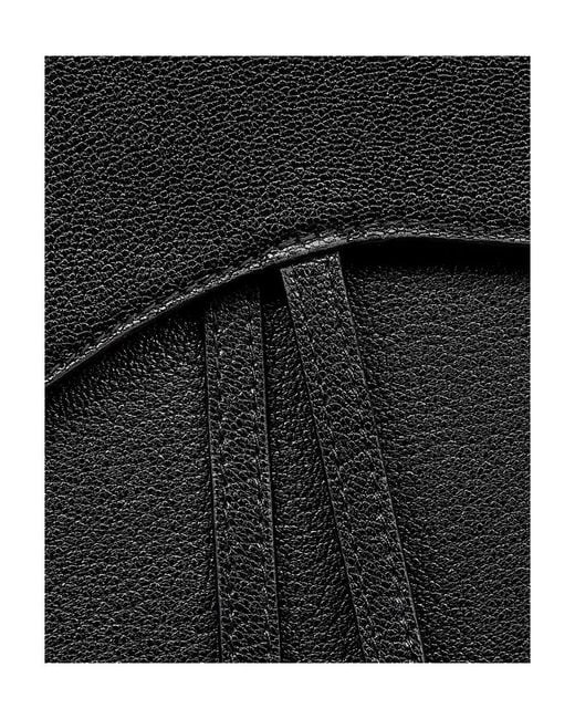 Dior Black Saddle Pouch