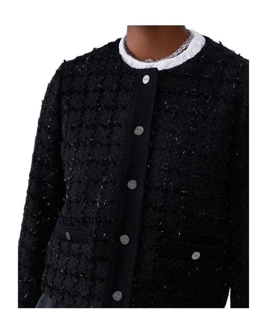 Liu Jo Black Bouclé Jacket