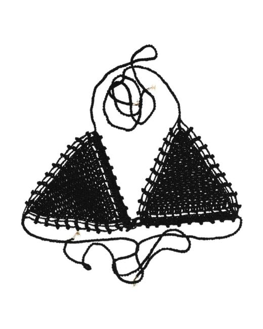 Céline Black Triangle Top
