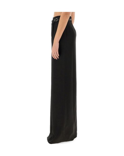 Tom Ford Black Belted Waist Maxi Skirt