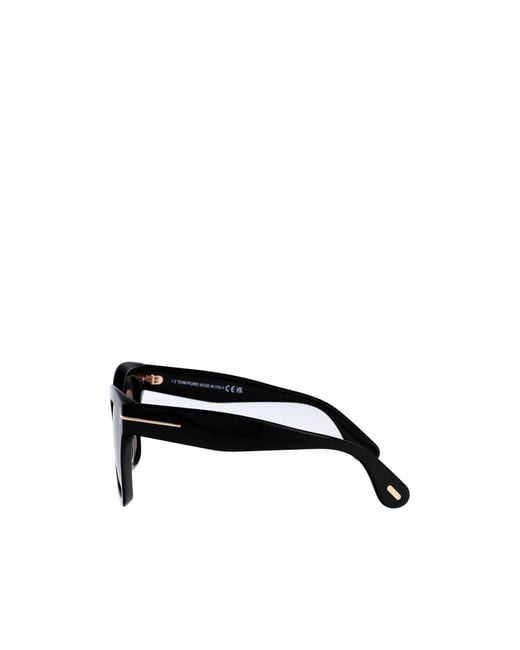Tom Ford Black Eyewear Cat-Eye Sunglasses