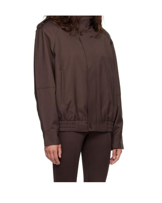 Frankie Shop Brown Bomber Jacket