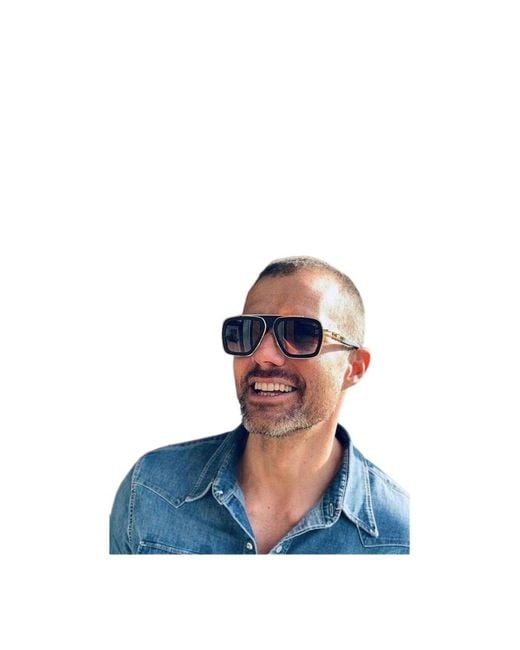 Dita Eyewear Blue Logo Sunglasses for men