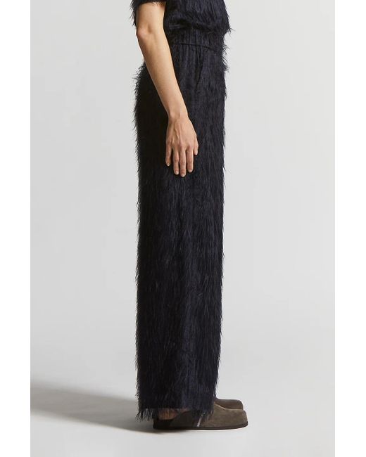 Peserico Blue Brushed-Finish Trousers