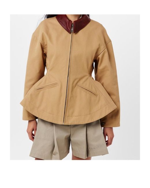 McQueen Natural Oversized Jacket