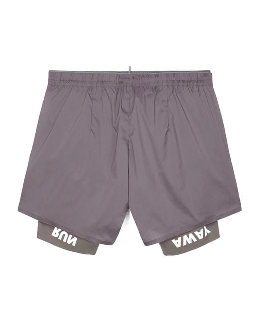 Satisfy Purple Techsilk 8' Shorts for men