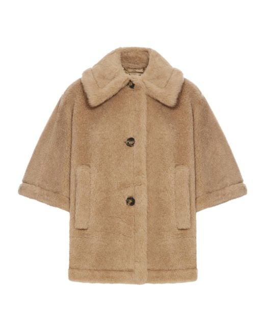 Max Mara Natural Tenebre Button-Up Jacket