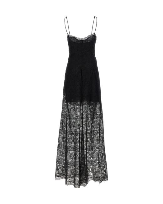 Ermanno Scervino Black Majolica Lace Dress