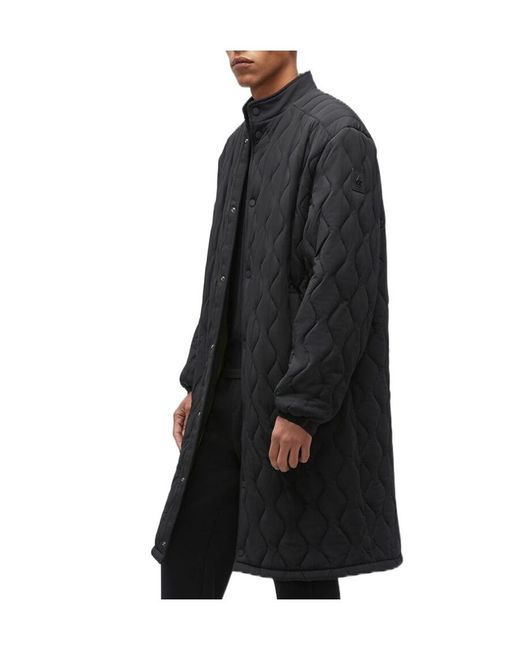 Moose Knuckles Black Quilted Cotton Clothes for men