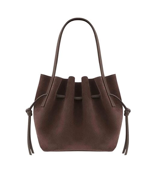 Yuzefi Brown Top-Handle Shoulder Bag