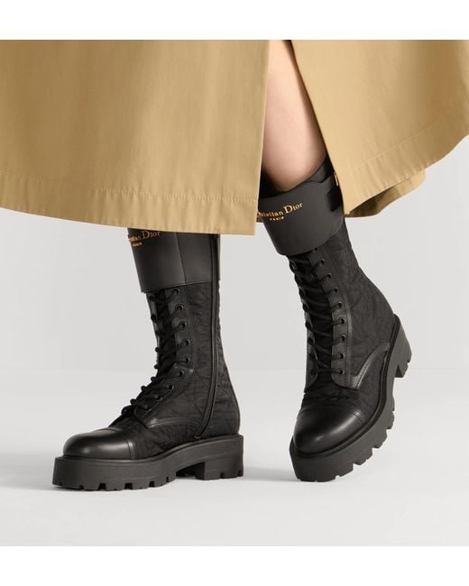 Dior Black D-Trap Ankle Boot
