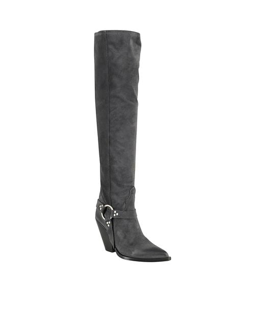 Sonora Boots Black Thick-Heeled Boots