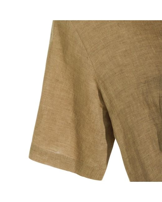 Antonelli Natural Belted Shirt Dress