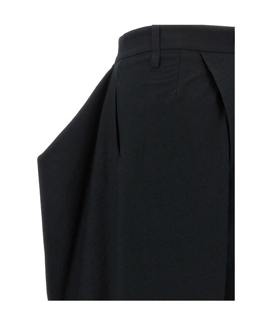 Issey Miyake Black Grainy Pants
