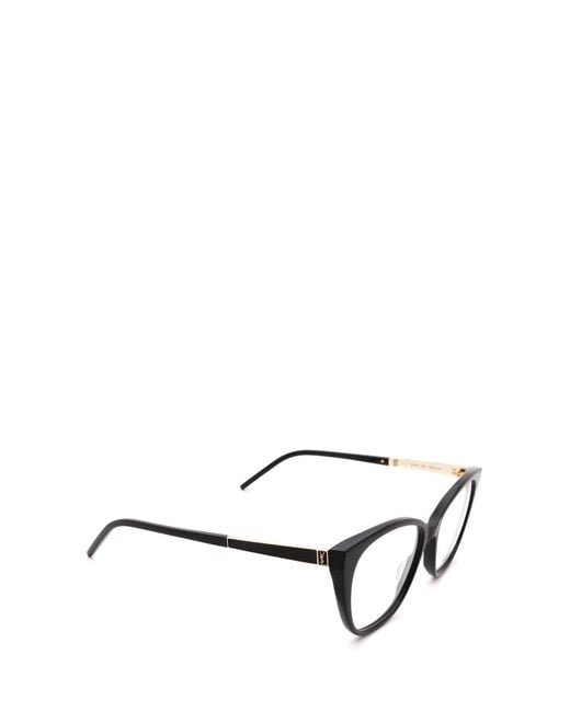 Saint Laurent White Eyewear Cat-Eye Glasses for men