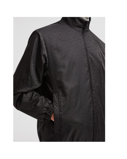 Moncler Black Vanoise Logo Patch Zip-Up Jacket for men