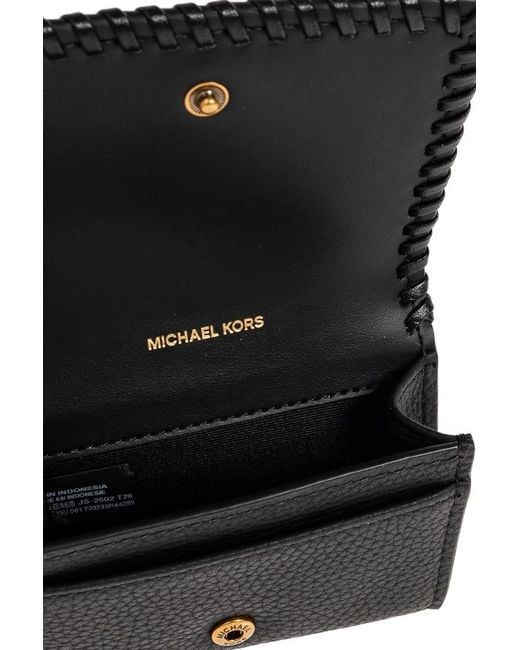 MICHAEL Michael Kors Black Woven Trim Wallet