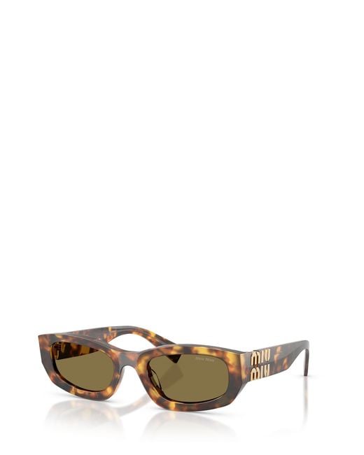 Miu Miu Multicolor Eyewear Rectangular Frame Sunglasses