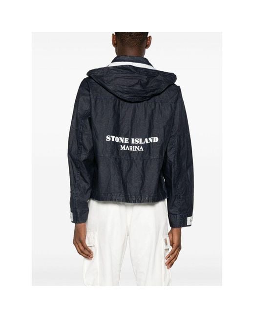 Stone Island Blue Jacket for men