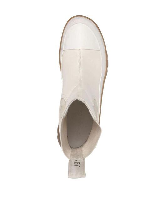 Stella McCartney White Trace Chelsea Boots