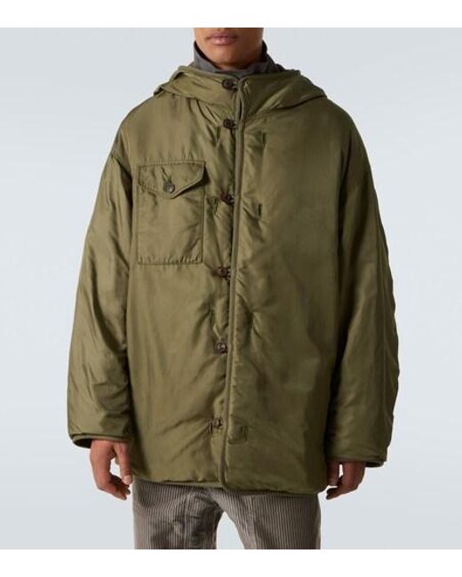 Visvim Green Greely Corps Reversible Down Parka for men
