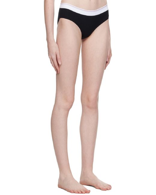 Alexander Wang Black Logo-Jacquard Briefs
