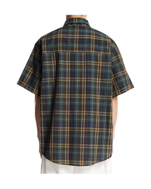 DARKPARK Green Short Sleeve Shirt for men