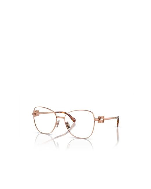 Miu Miu Natural Eyewear Cat-Eye Glasses