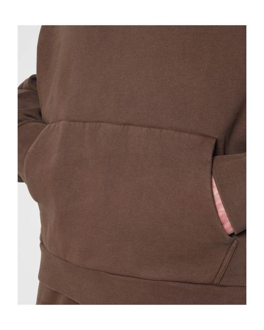 Entire studios Brown Oversized Hoodie Sweater for men