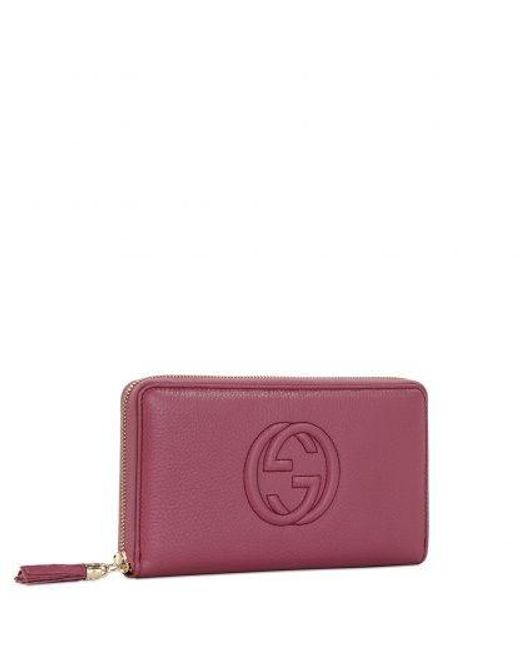 Gucci Purple Long Purse