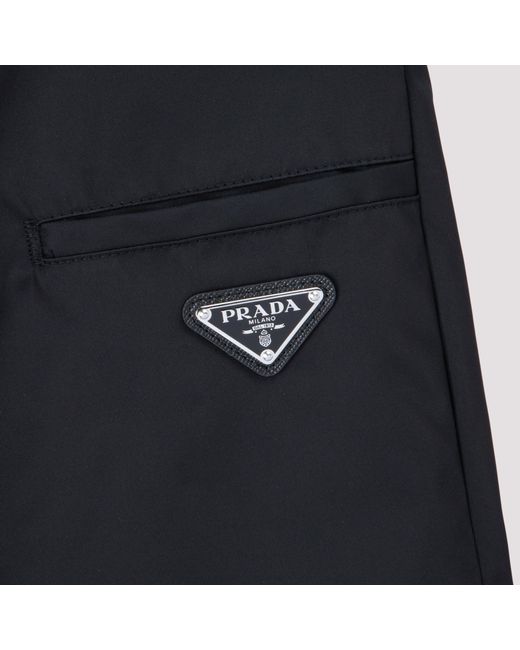 Prada Blue Knee-Length Tailored Shorts for men