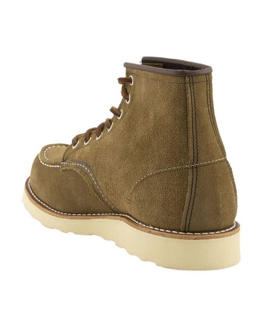 Red Wing Brown Lacing Ankle Boots for men