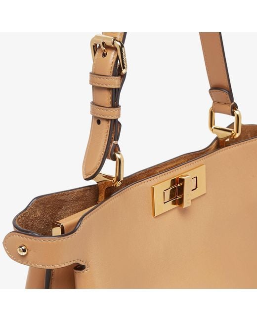 Fendi Brown Peekaboo Soft Medium Tote Bag