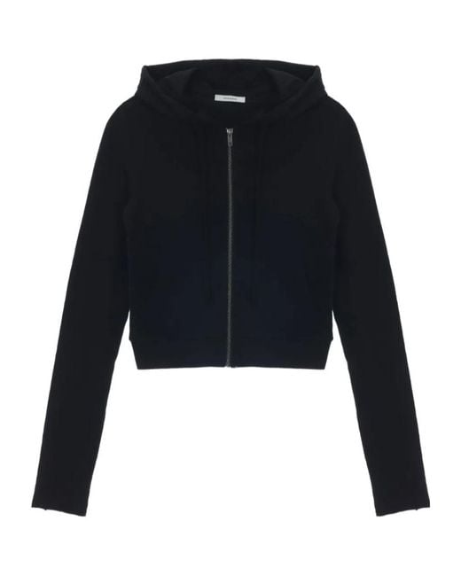 Entire studios Black Zip-Up Hoodie