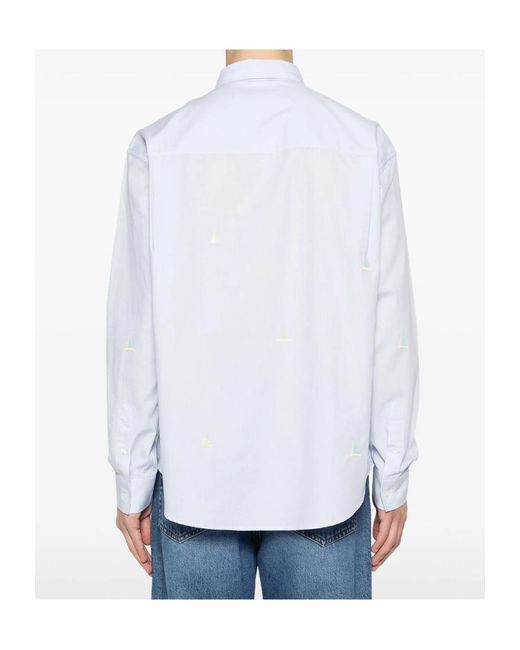 Maison Labiche White Long-Sleeved Shirt for men