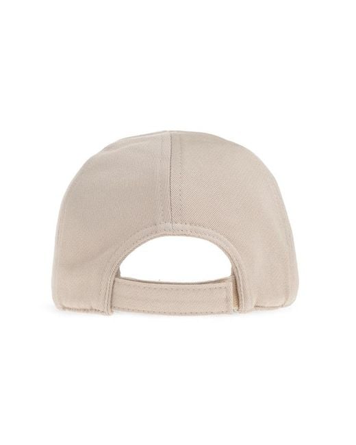 Eleventy Natural Logo Embroidered Baseball Cap for men